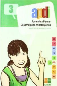 APDI 3, APRENDO A PENSAR DESARROLLANDO MI INTELIGENCIA. ED. ICCE