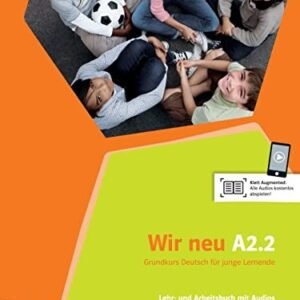 Libro “Wir neu A2.2”, Klett, (libro del alumno)